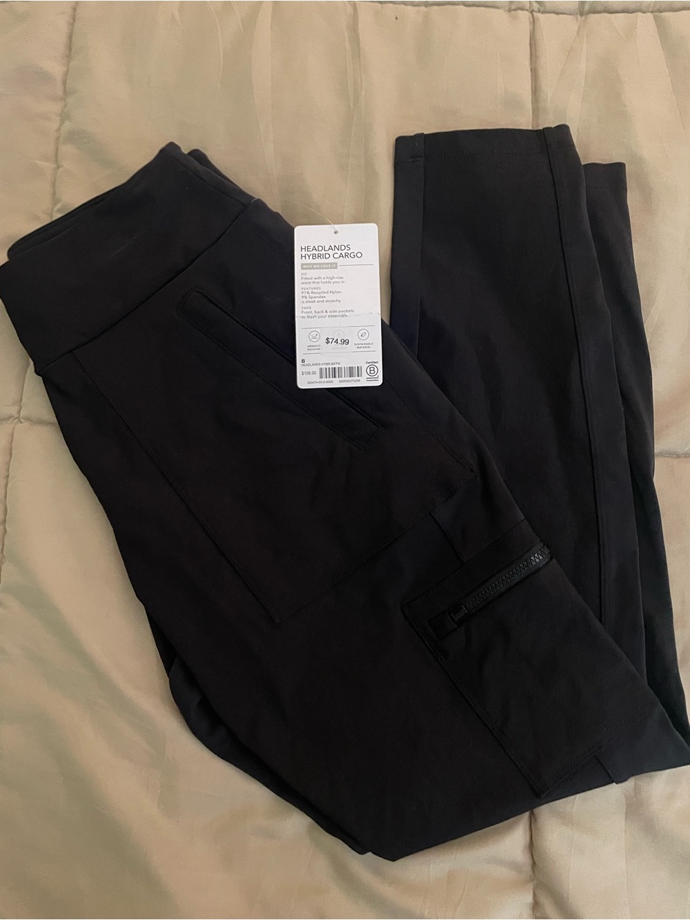 NWT Athleta Headlands Hybrid cargo pants